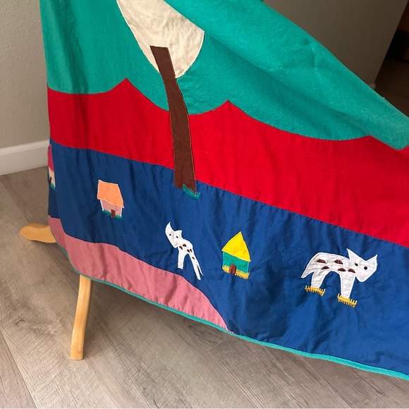 ONE OF A KIND! Patchwork Quilted Bottom Jumper Dress - Picture 13 of 13